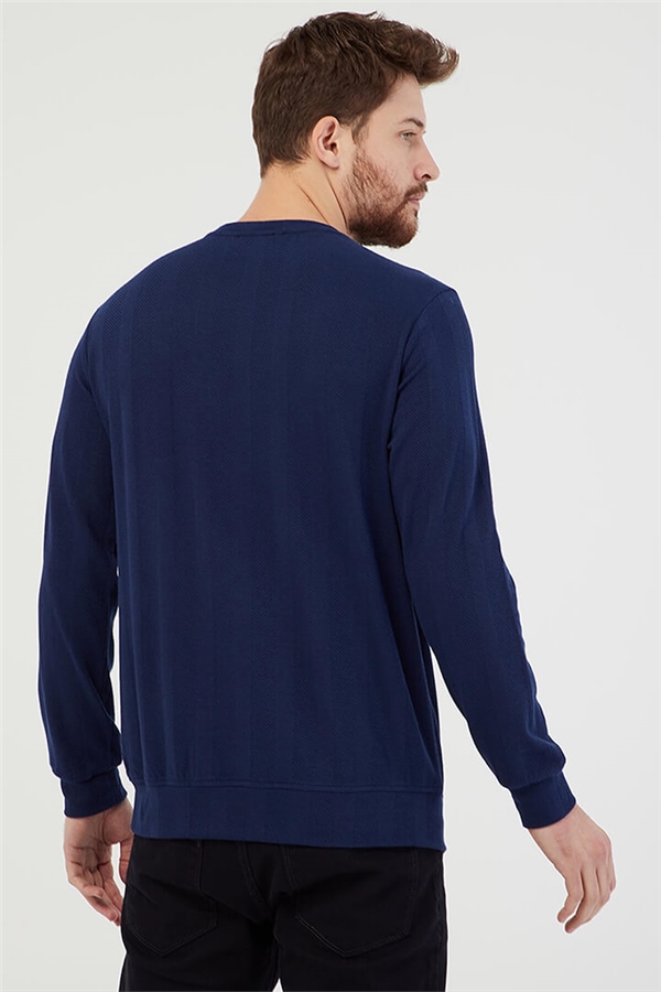 Basic Sweatshirt Lacivert