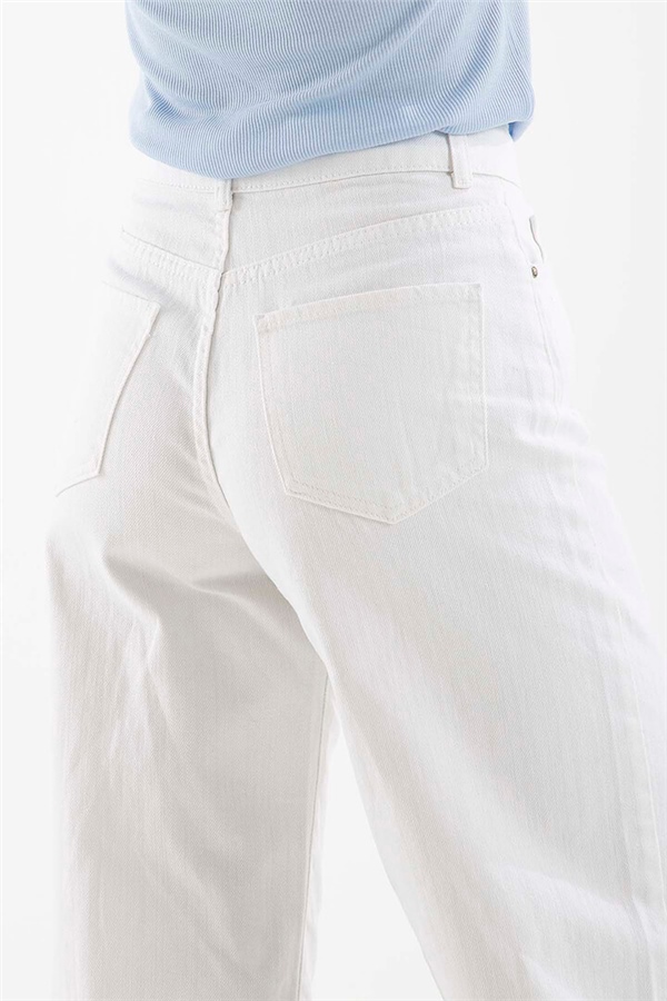 Culotte Pantolon Beyaz / White