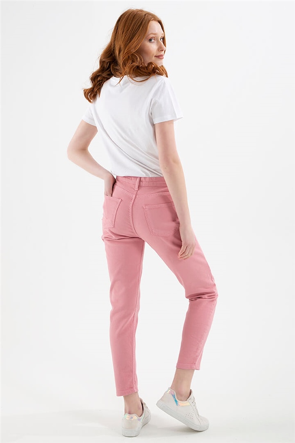 Denim Pantolon Pembe / Pink