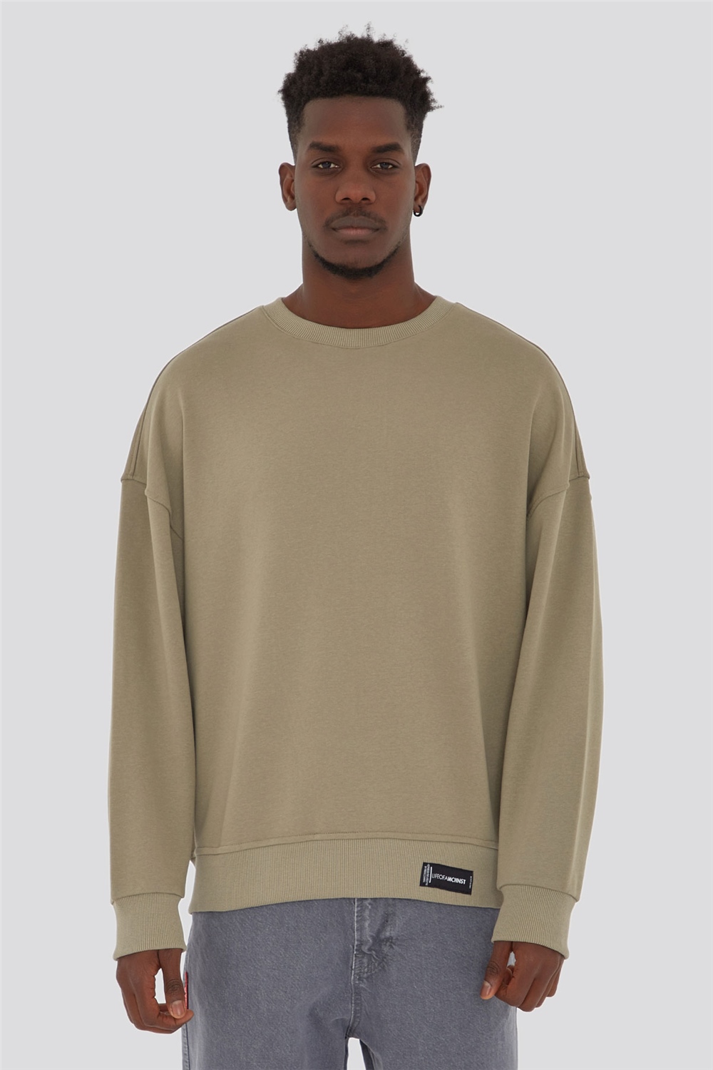 Oversize Sweatshirt Haki