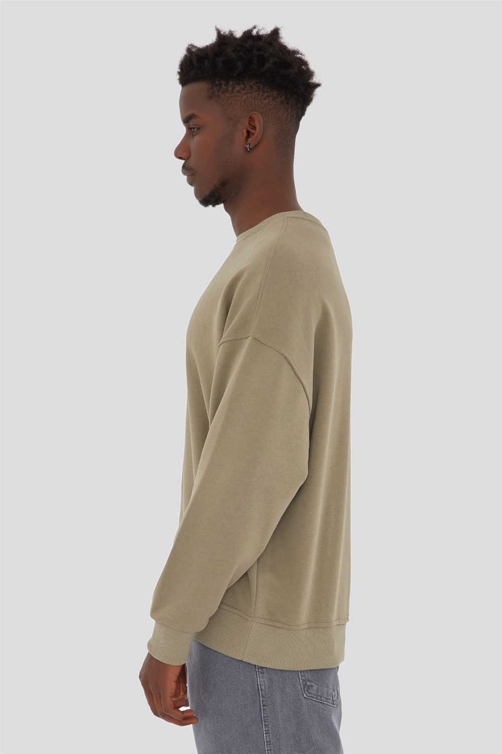 Oversize Sweatshirt Haki