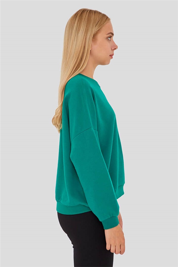 Oversize Sweatshirt Yeşil
