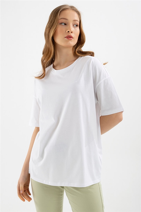 Oversıze T-shirt Beyaz / White