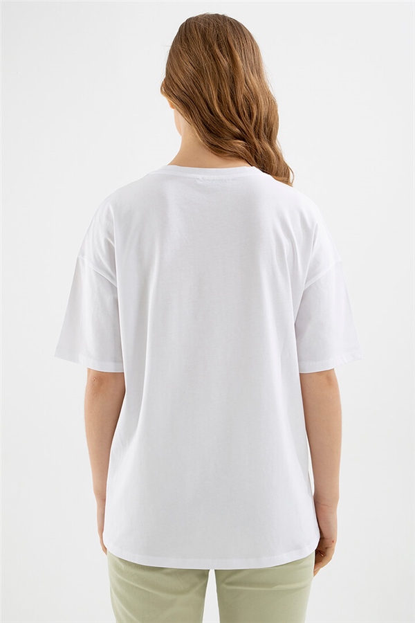 Oversıze T-shirt Beyaz / White