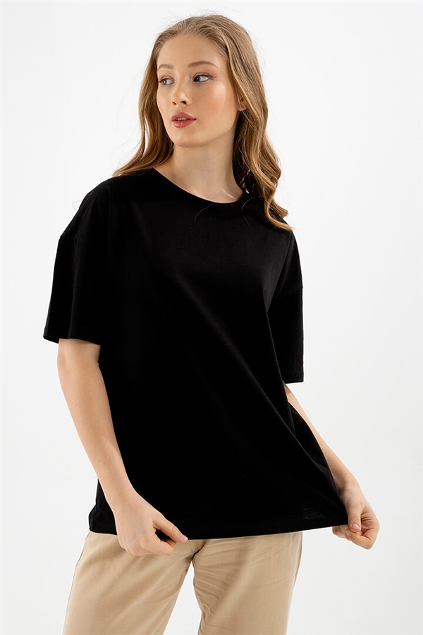 Oversıze T-shirt Siyah / Black