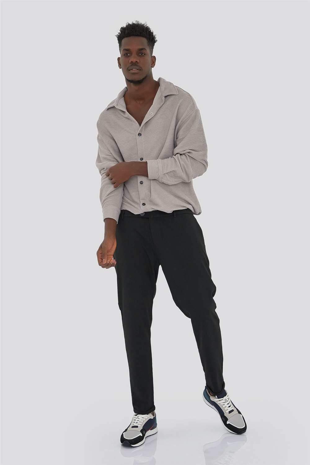 Rahat Kesim Klasik Pantolon Siyah